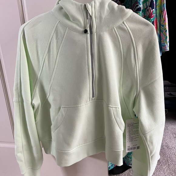 lululemon athletica Tops - lululemon scuba oversized half zip Sz xs/s